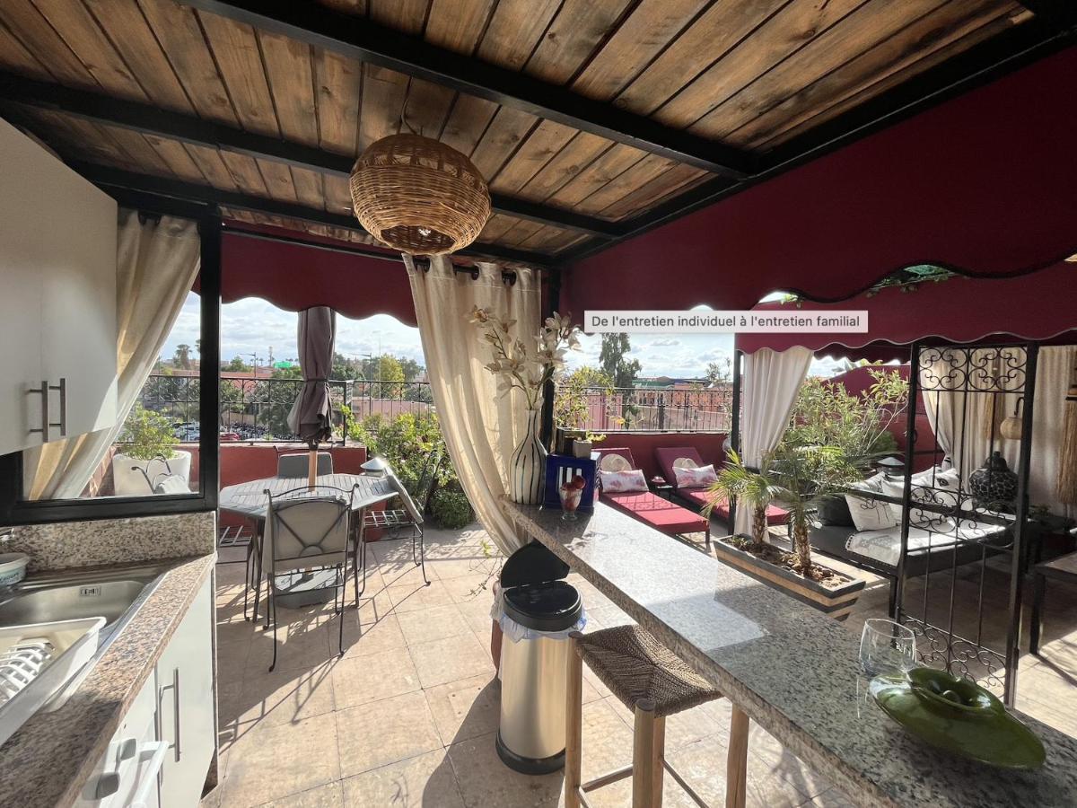 Dar L'Hna Apartment Marrakesh Bagian luar foto