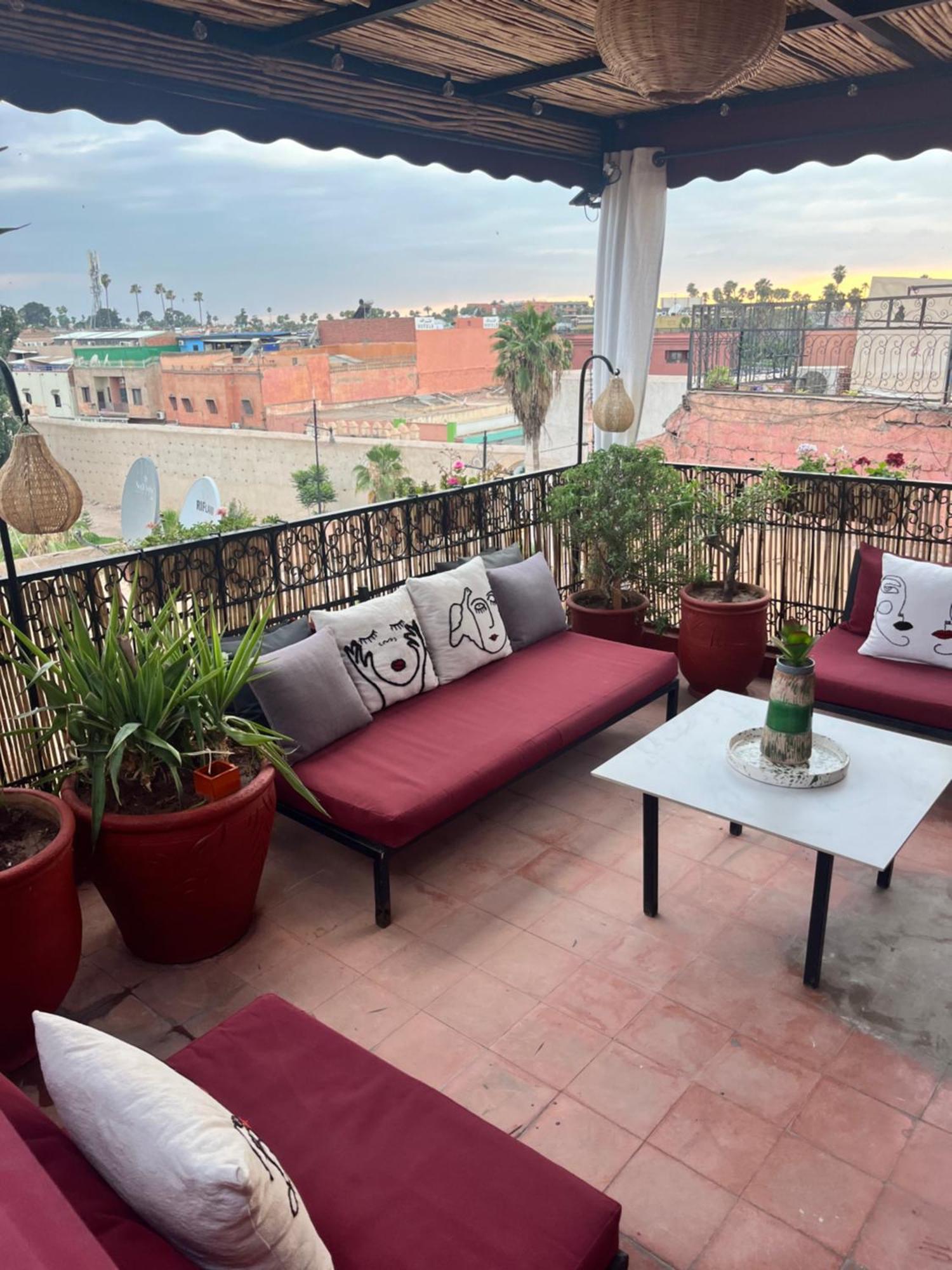 Dar L'Hna Apartment Marrakesh Bagian luar foto
