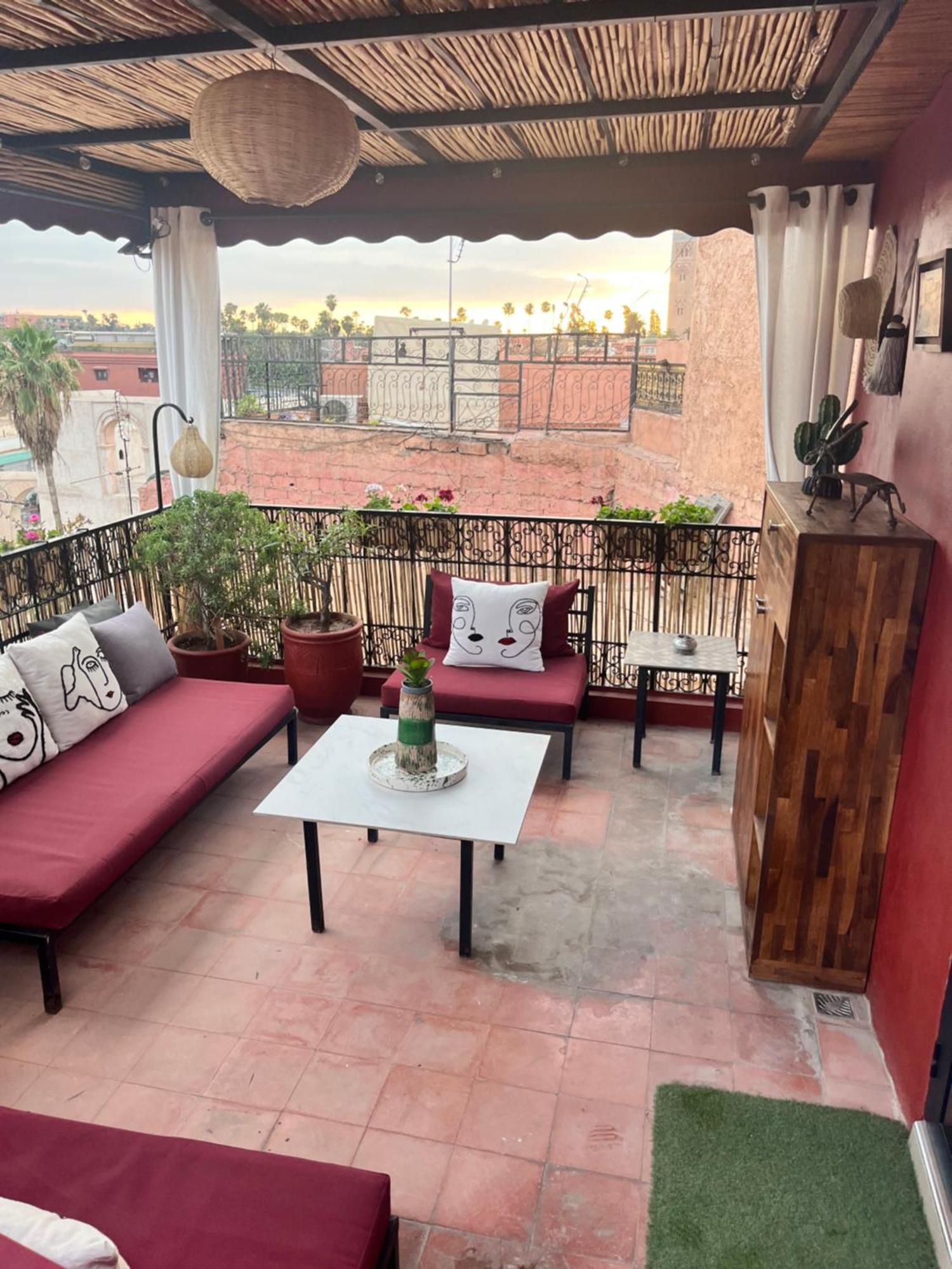 Dar L'Hna Apartment Marrakesh Bagian luar foto